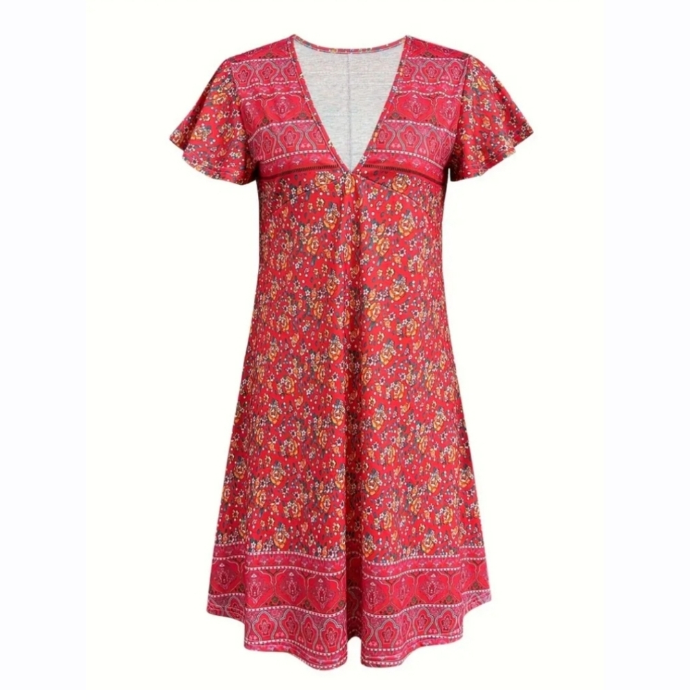 Ruby Gypsy Boho Dress - Picture 3 of 7